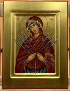 Богородица «Семистрельная» Образец 16 Курган